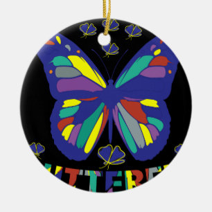 I-love-butterfly-typography-quotes- Keramisch Ornament