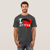 I Love Buttfan Paraglider Ultralight PPG PPC T-shirt (Voorkant volledig)