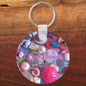 I Love Button Sleutelhanger (Voorkant)