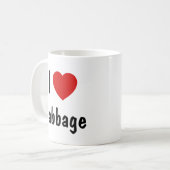 I Love Cabbage Koffiemok (Voorkant links)