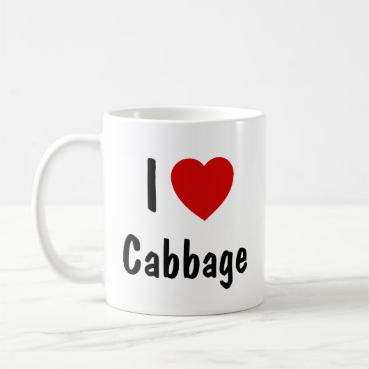 I Love Cabbage Koffiemok (Links)