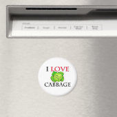I Love Cabbage Magneet (Insitu (Vaatwasser))