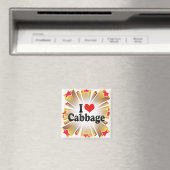 I Love Cabbage Magneet (Insitu (Vaatwasser))