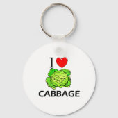 I Love Cabbage Sleutelhanger (Voorkant)