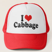 I Love Cabbage Trucker Pet (Voorkant)