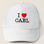 I Love Cael Trucker Pet (Voorkant)