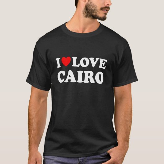 I Love Cairo I Heart Cairo T-shirt (Voorkant)