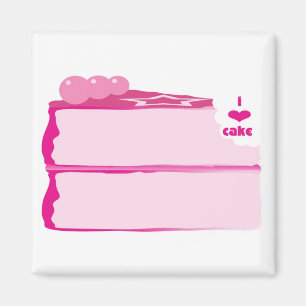 I Love Cake Magneet