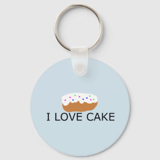 I Love Cake Sleutelhanger