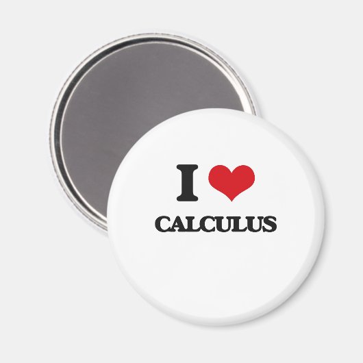 I Love Calculus Magneet (Voorkant / Achterkant)