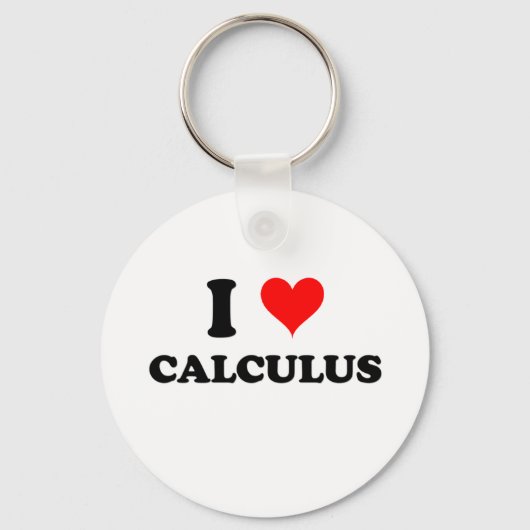 I Love Calculus Sleutelhanger (Voorkant)