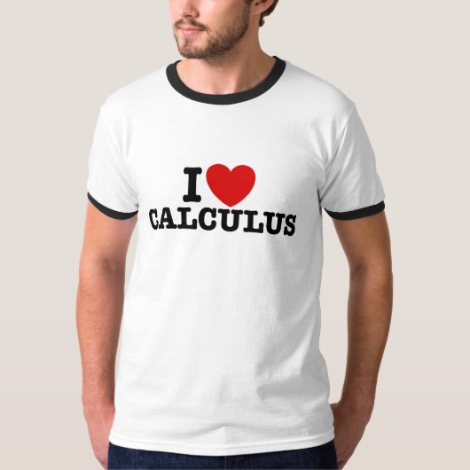 I Love Calculus T-shirt (Voorkant)