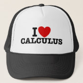 I Love Calculus Trucker Pet (Voorkant)