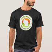 I Love Caledonia Wisconsin Wi Vacation Souvenir T-shirt (Voorkant)