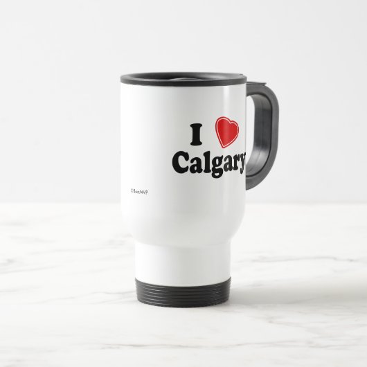 I Love Calgary Reisbeker (Voorkant rechts)