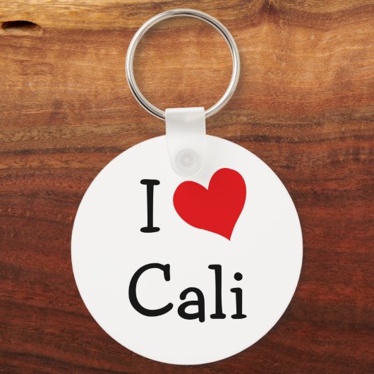 I Love Cali Sleutelhanger (Voorkant)