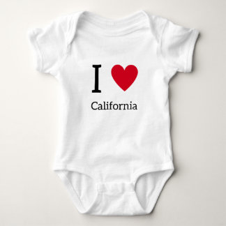 I Love California Baby Bodysuit Baby Gift