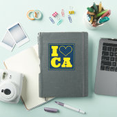 I Love California (Blue) Sticker (iPad Cover)
