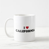 I Love California Koffiemok (Links)