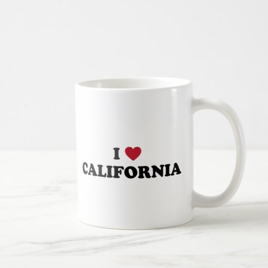 I Love California Koffiemok (Rechts)