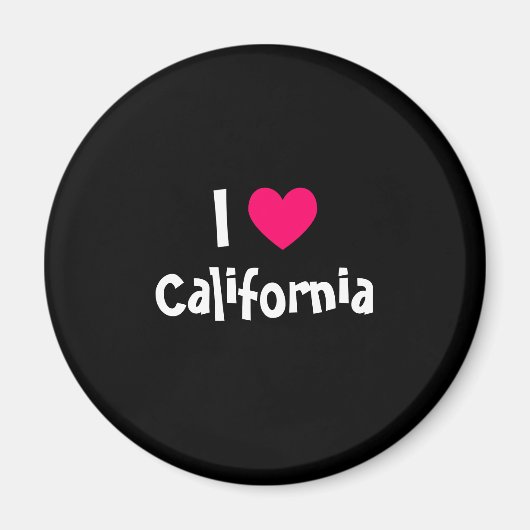 I Love California Magneet (Voorkant)