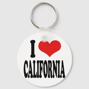 I Love California Sleutelhanger