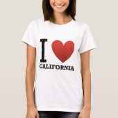 I Love California T-shirt (Voorkant)
