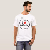 I Love California T-shirt (Voorkant volledig)