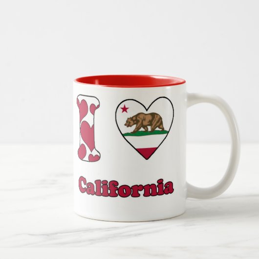 I love California Tweekleurige Koffiemok (Rechts)