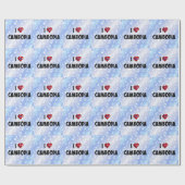 I Love Cambodia, flag of Cambodia Cadeaupapier (Vlak)