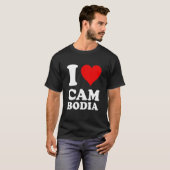 I Love Cambodia T-shirt (Voorkant volledig)