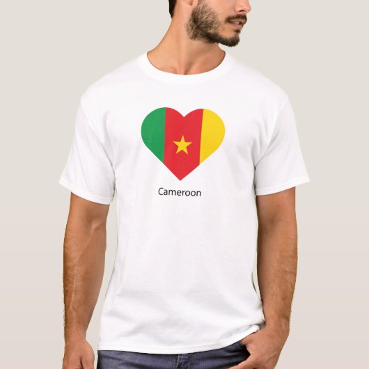 I Love Cameroon T-shirt (Voorkant)