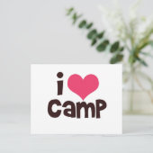 I Love Camp Briefkaart (Staand voorkant)