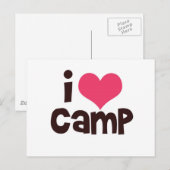 I Love Camp Briefkaart (Voorkant / Achterkant)