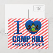 I Love Camp Hill, PA Briefkaart (Voorkant / Achterkant)