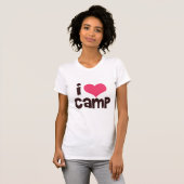 I Love Camp t-shirt (Voorkant volledig)
