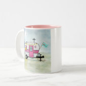 I Love Camping Coffee Mok (Voorkant links)