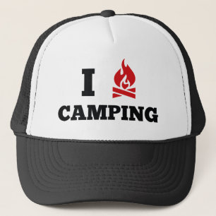 I Love Camping Coffee Mok Trucker Pet