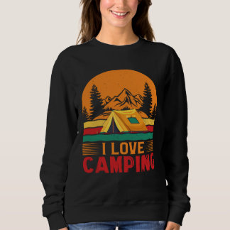 i love camping outdoor trui