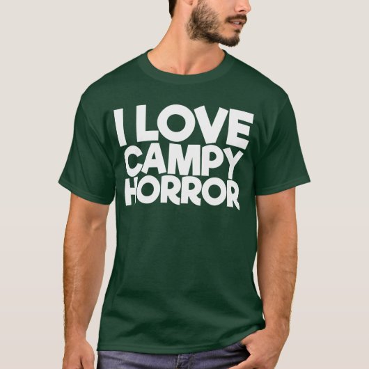 I Love Campy Horror friends T-shirt (Voorkant)