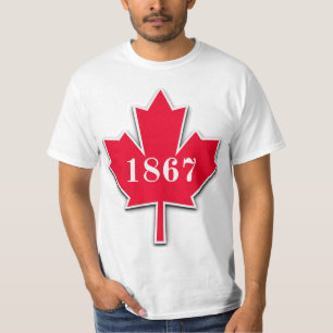 I LOVE CANADA - Blad met rode esdoorn - EST 1867 T-shirt
