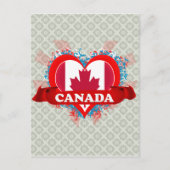 I Love Canada Briefkaart (Voorkant)