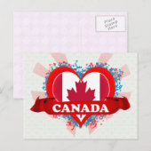  I Love Canada Briefkaart (Voorkant / Achterkant)