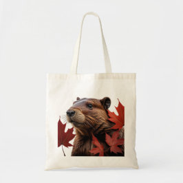 I Love Canada - Canadese bever met blad Tote Bag