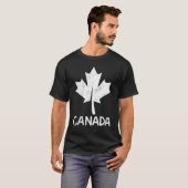 I Love Canada Canadian Flag Maple T-shirt (Voorkant volledig)