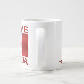 I Love Canada Coffee Cup/Mok Canada Souvenir Cup Grote Koffiekop (Achterkant)