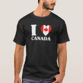 I Love Canada for Canada fan I love Canada T-shirt (Voorkant)