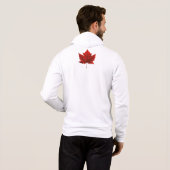 I Love Canada Jacket Mannen Canada Track Jacket Hoodie (Achterkant volledig)