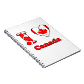 I love Canada Notitieboek (Rechterzijde)