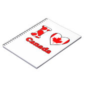 I love Canada Notitieboek (Linkerzijde)